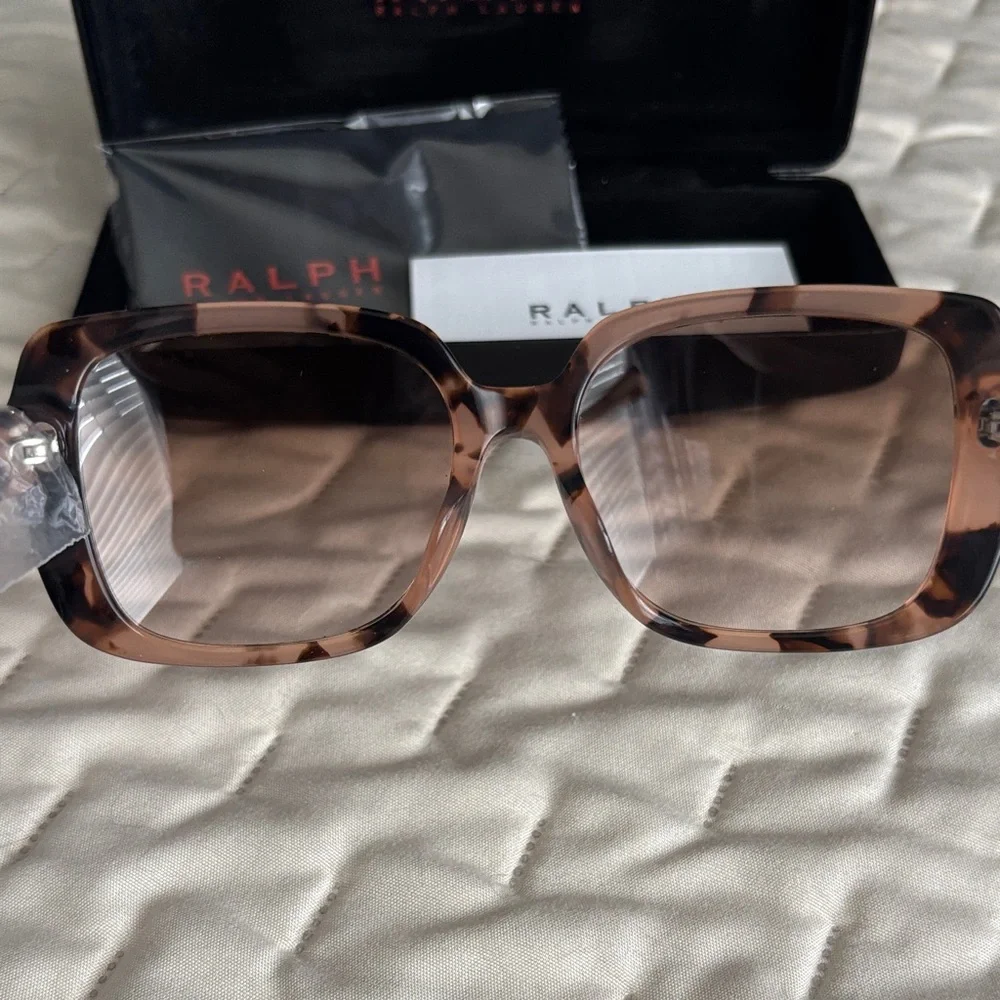 Ralph Lauren Havana Brown Tortoise Sunglasses